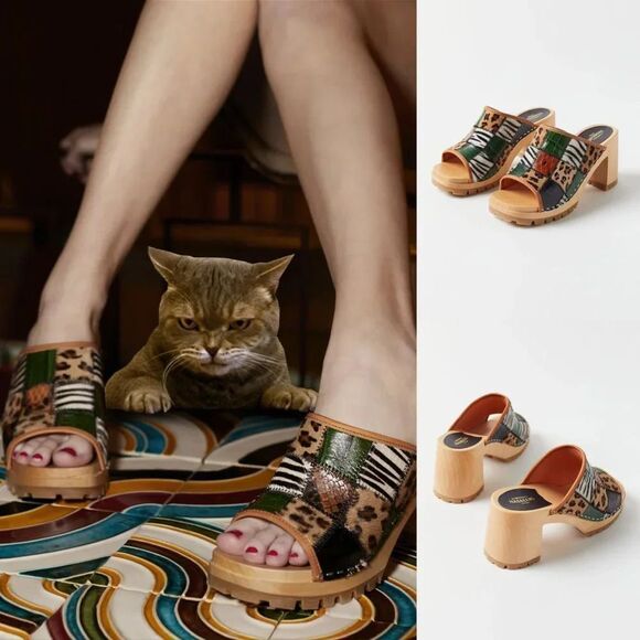 Free People Shoes - Free People Swedish Hasbeens Jungle Mule Clogs Size 8 NWOT $350